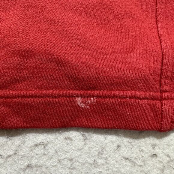 Vintage Nike Air Jordan Men's Large Pullover Red Hoodie Jumpman Logo Y2K Retro - Picture 14 of 14